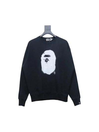BAPE 24FW ape head round neck sweatshirt 1901 Hoodie 01