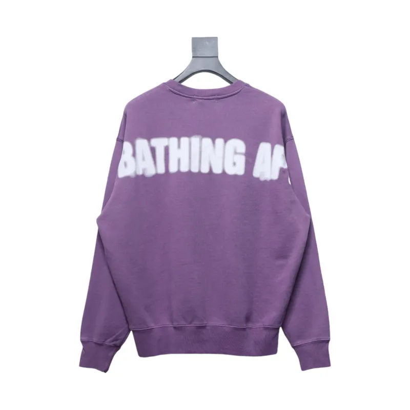 BAPE 24FW ape head round neck sweatshirt 1902 Hoodie