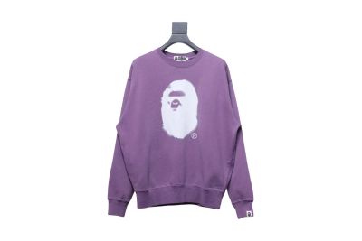 BAPE 24FW ape head round neck sweatshirt 1902 Hoodie 01