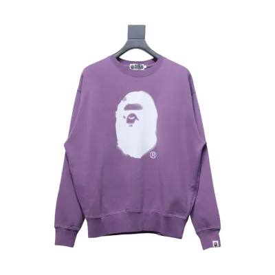 BAPE 24FW ape head round neck sweatshirt 1902 Hoodie 01