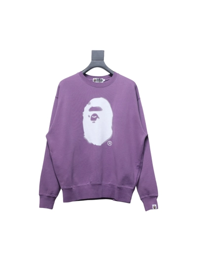 BAPE 24FW ape head round neck sweatshirt 1902 Hoodie 01