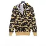 BAPE co-branded hell kitty camouflage zipper hoodie yellow