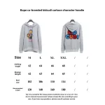  BAPE co-branded KID CUDI cartoon character hoodie 1901
