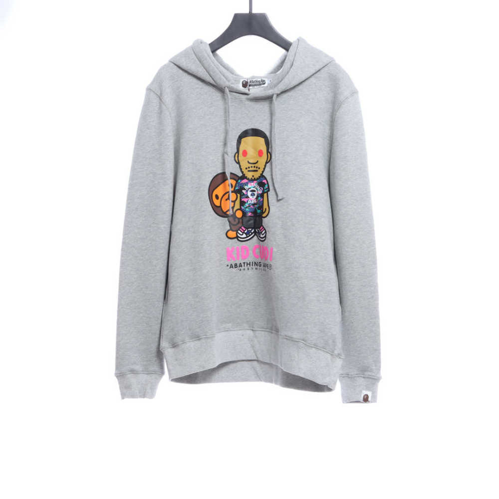 BAPE co-branded KID CUDI cartoon character hoodie 1901