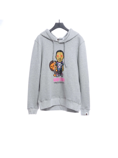 BAPE co-branded KID CUDI cartoon character hoodie 1901 01