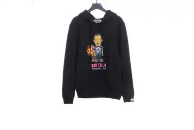 BAPE co-branded KID CUDI cartoon character hoodie 1902 01