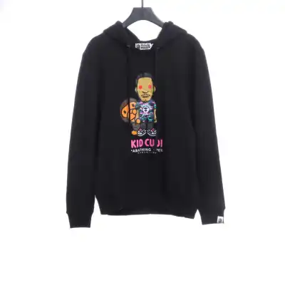  BAPE co-branded KID CUDI cartoon character hoodie 1902 01