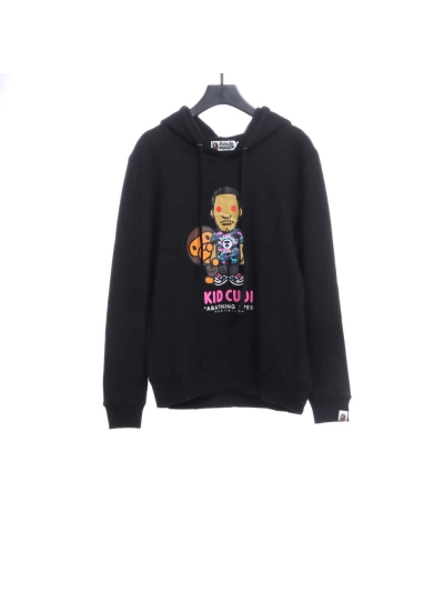 BAPE co-branded KID CUDI cartoon character hoodie 1902 01