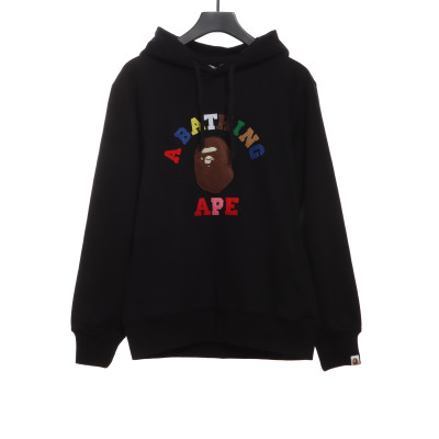 BAPE ape head color letter print Hoodie 01