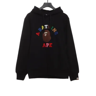  BAPE ape head color letter print Hoodie 01