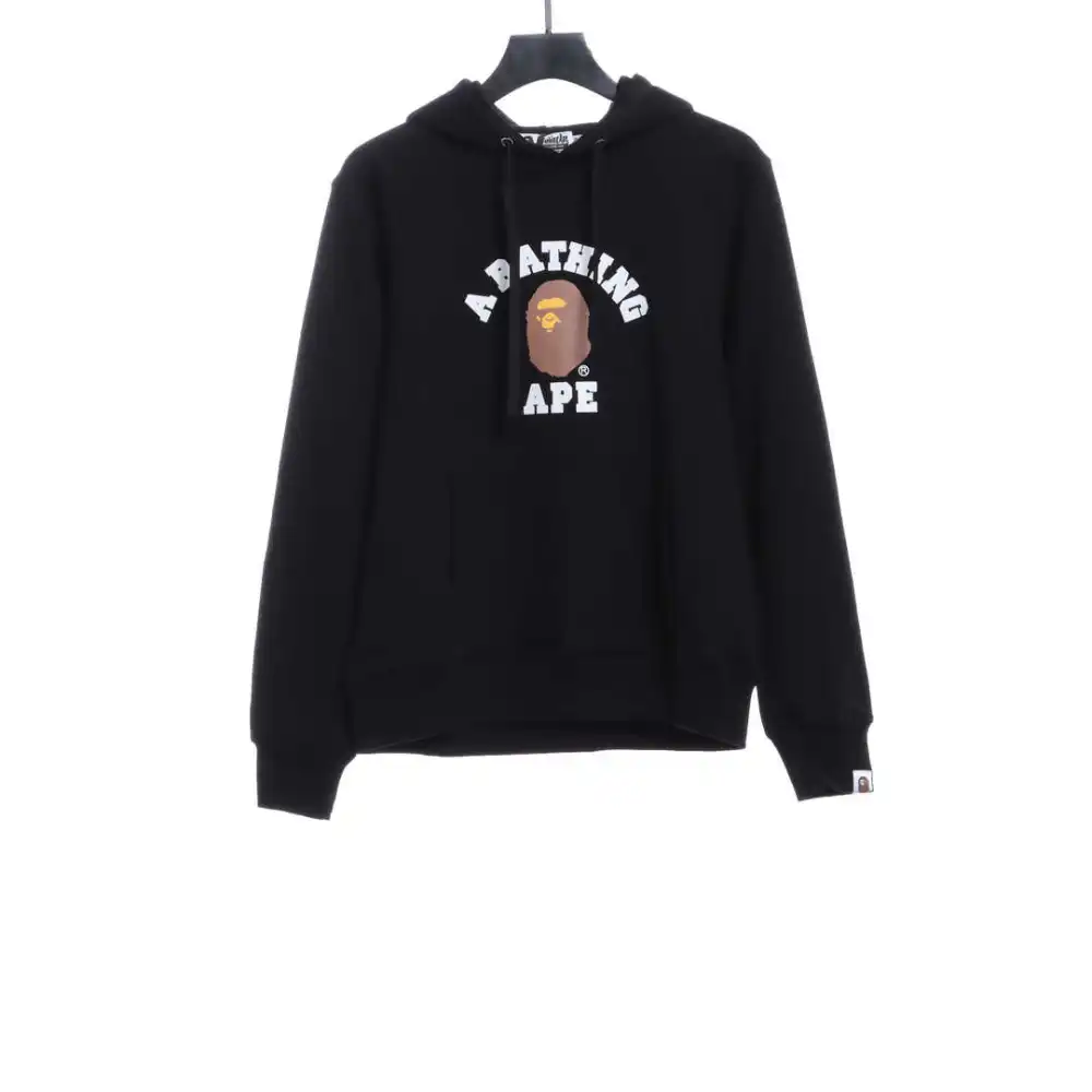 BAPE ape head LOGO print hoodie 1901