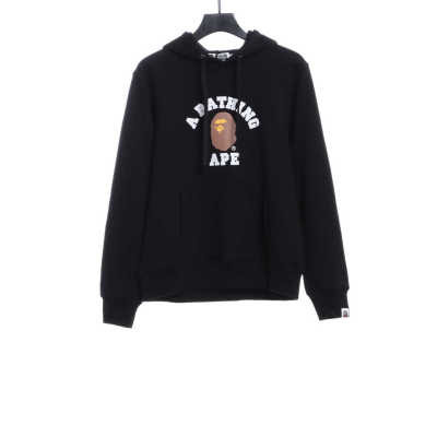 BAPE ape head LOGO print hoodie 1901 01