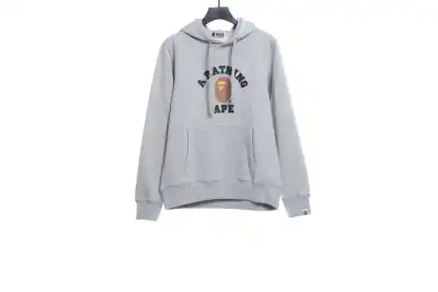 BAPE ape head LOGO print hoodie 1902 01