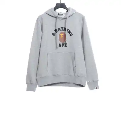BAPE ape head LOGO print hoodie 1902 01