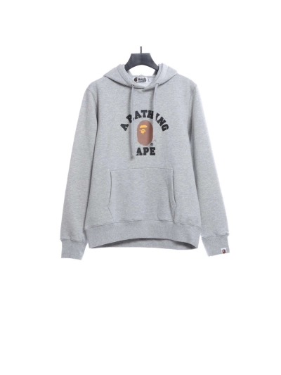 BAPE ape head LOGO print hoodie 1902 01