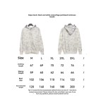 BAPE classic black and white camouflage splicing luminous hoodie 1902