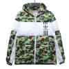 BAPE clover camouflage shark down jacket