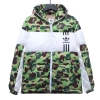 BAPE clover camouflage shark down jacket