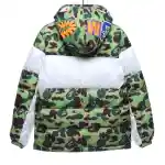 BAPE clover camouflage shark down jacket