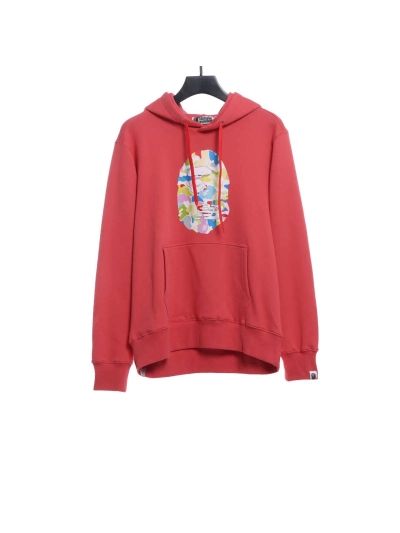 BAPE co-branded NB limited camouflage ape head hoodie 01