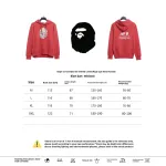  BAPE co-branded NB limited camouflage ape head hoodie