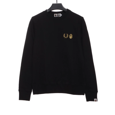 BAPE joint FP gold embroidered sweatshirt Hoodie 01