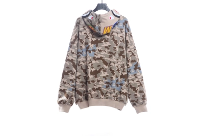 BAPE military desert camouflage print zipper hoodie 02