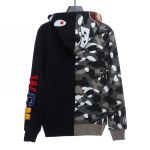 BAPE patchwork camouflage hoodie
