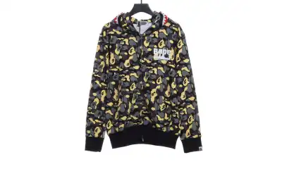 BAPE shark camouflage zipper hoodie 01