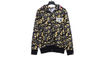 BAPE shark camouflage zipper hoodie 01