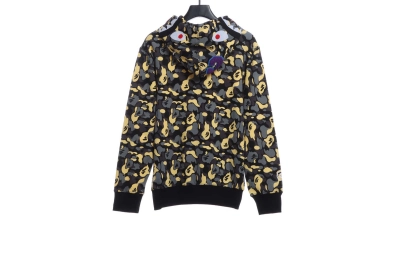 BAPE shark camouflage zipper hoodie 02