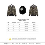 BAPE shark camouflage zipper hoodie