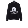 BAPER x Barbour co-branded pullover sweatshirt black Hoodie