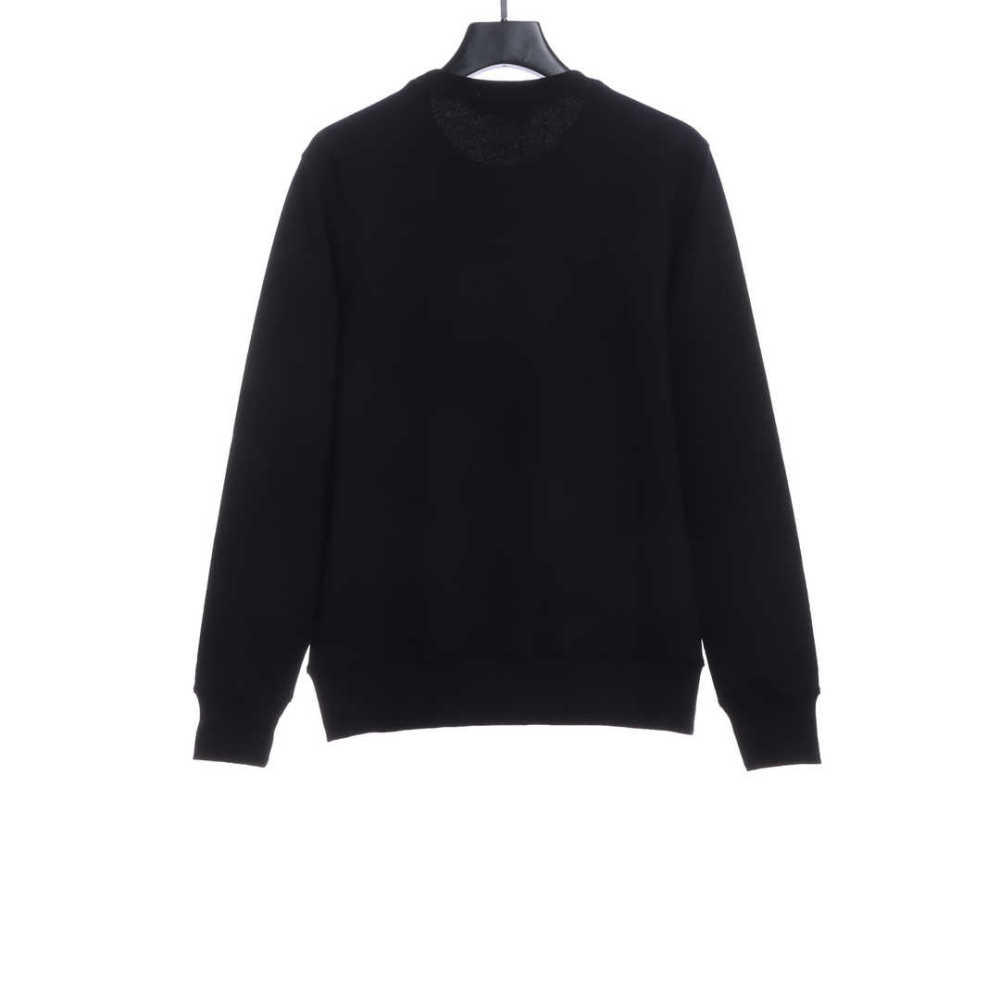BAPER x Barbour co-branded pullover sweatshirt black Hoodie