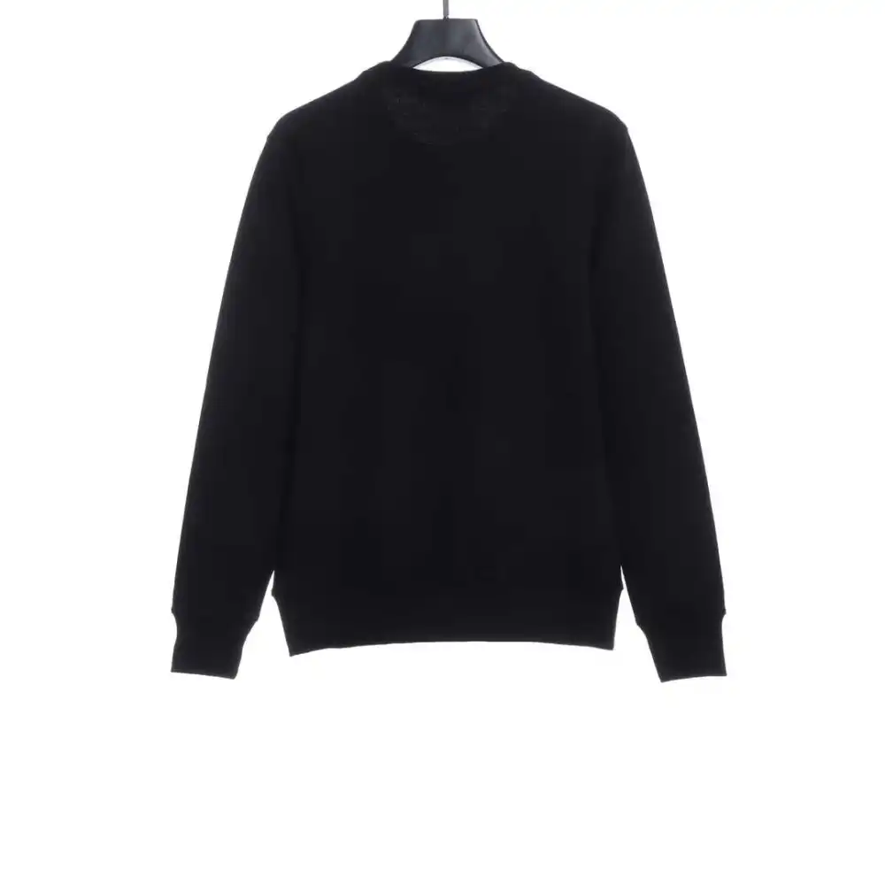 BAPER x Barbour co-branded pullover sweatshirt black Hoodie