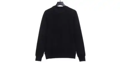 BAPER x Barbour co-branded pullover sweatshirt black Hoodie 02