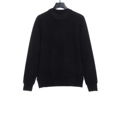 BAPER x Barbour co-branded pullover sweatshirt black Hoodie 02