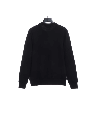 BAPER x Barbour co-branded pullover sweatshirt black Hoodie 02