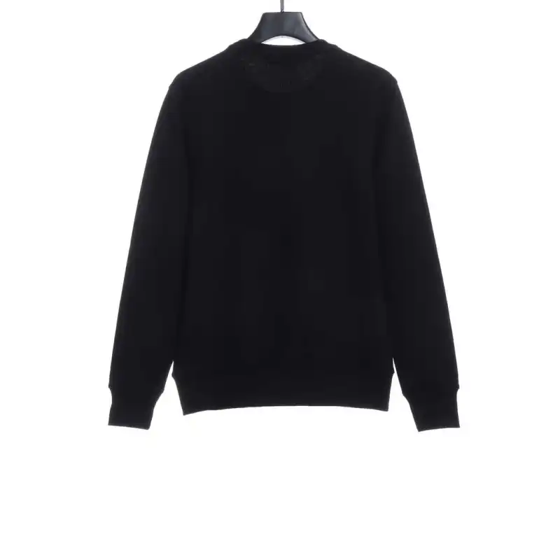 BAPER x Barbour co-branded pullover sweatshirt black Hoodie