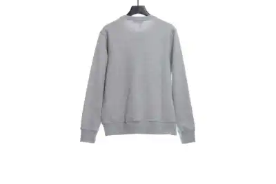 BAPER x Barbour co-branded pullover sweatshirt gray Hoodie 02