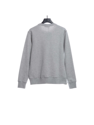 BAPER x Barbour co-branded pullover sweatshirt gray Hoodie 02