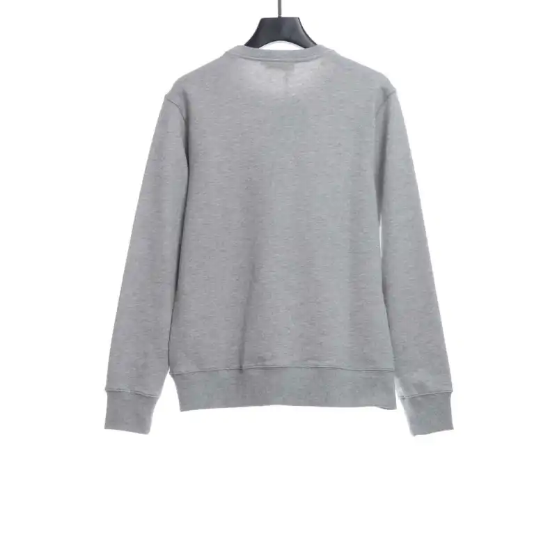  BAPER x Barbour co-branded pullover sweatshirt gray Hoodie