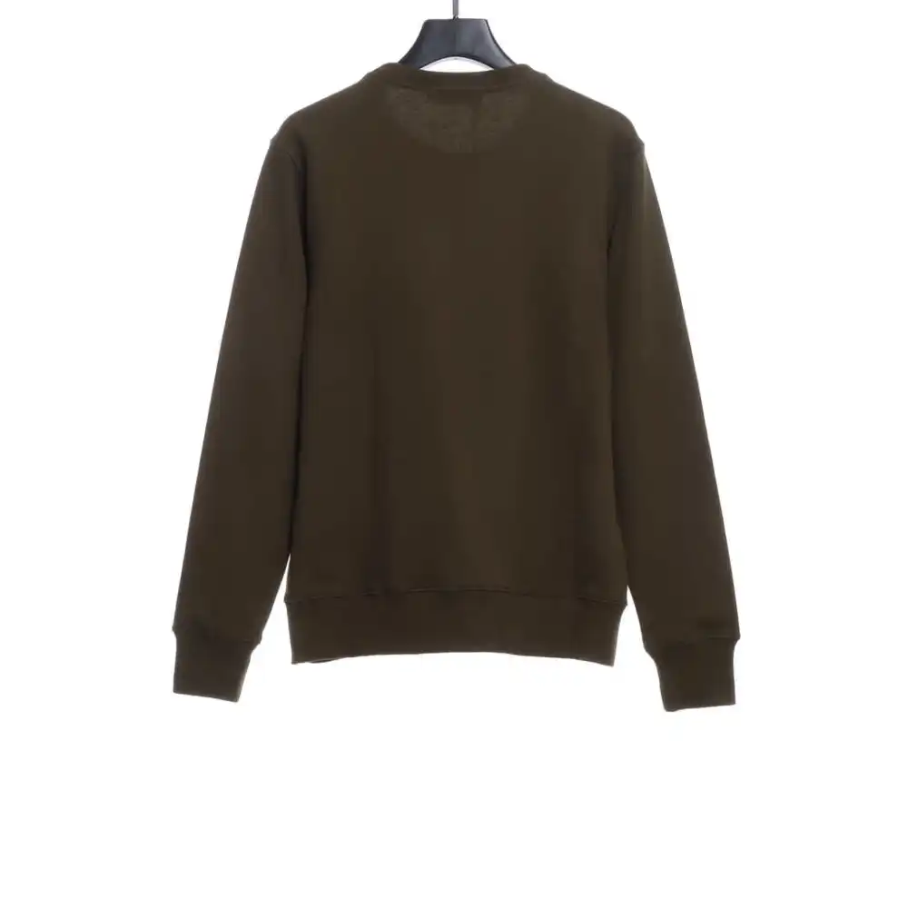  BAPER x Barbour co-branded pullover sweatshirt green Hoodie