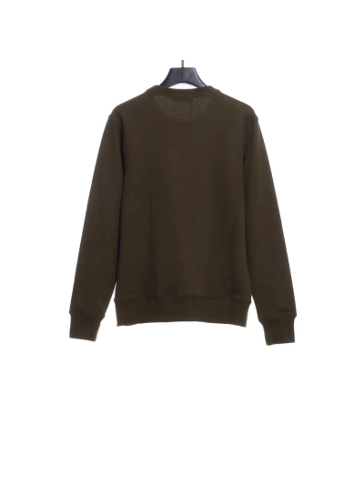 BAPER x Barbour co-branded pullover sweatshirt green Hoodie 02
