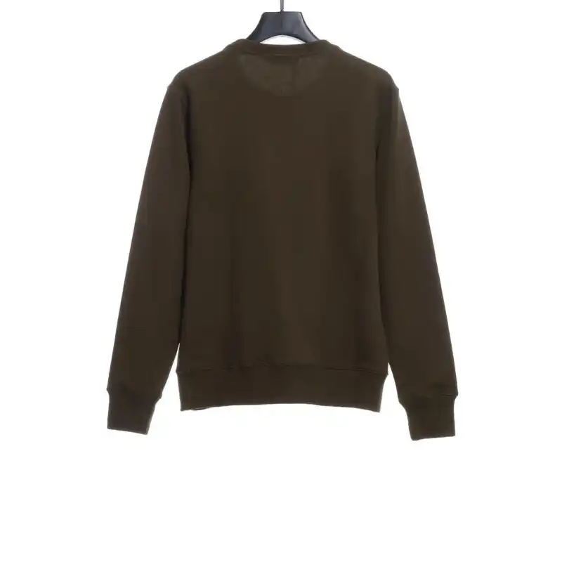  BAPER x Barbour co-branded pullover sweatshirt green Hoodie
