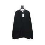  Celine CE 23FW back letter print cardigan Hoodie