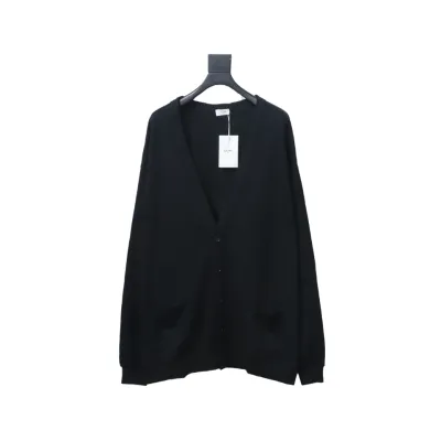 Celine CE 23FW back letter print cardigan Hoodie 02