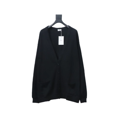  Celine CE 23FW back letter print cardigan Hoodie 02