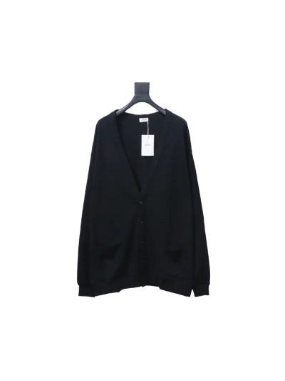 Celine CE 23FW back letter print cardigan Hoodie 02