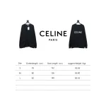  Celine CE 23FW back letter print cardigan Hoodie